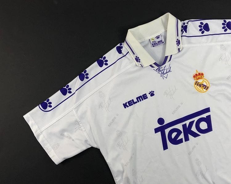 Футболка Kelme Real Madrid 1994–1996 белая XL (48/50) 