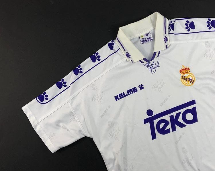 Футболка Kelme Real Madrid 1994–1996 белая XL (48/50)  купить,NaN