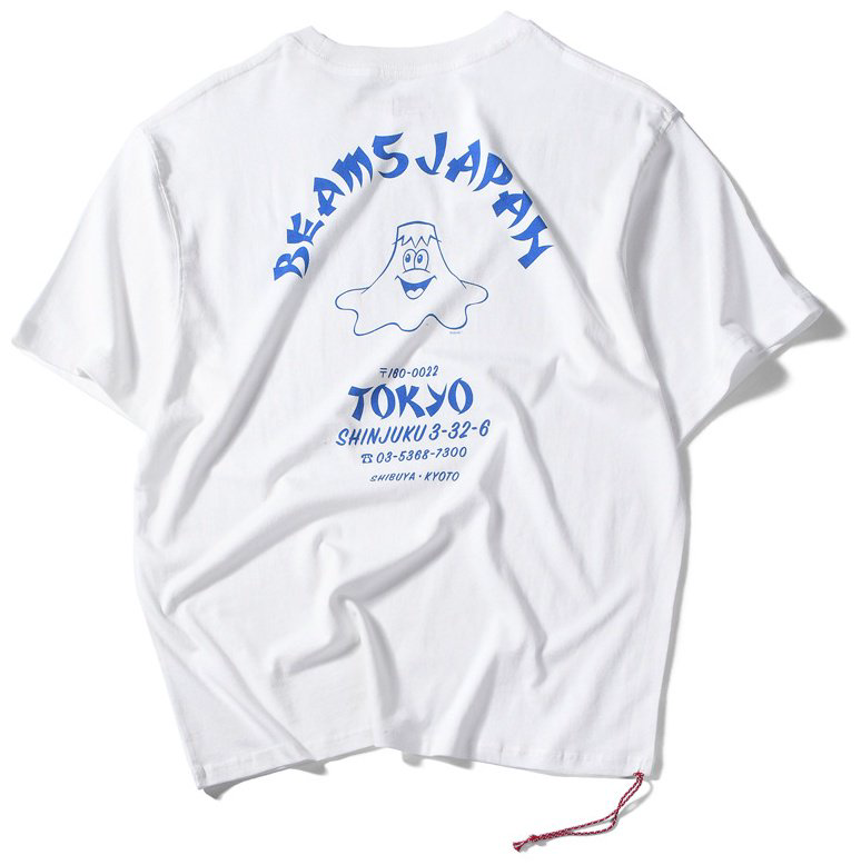 Футболка Beams Japan Tokyo белая M (44/46) купить,NaN