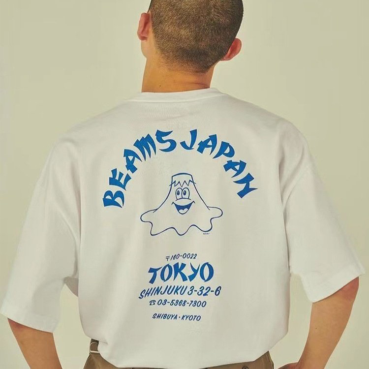 Футболка Beams Japan Tokyo белая M (44/46) купить,NaN