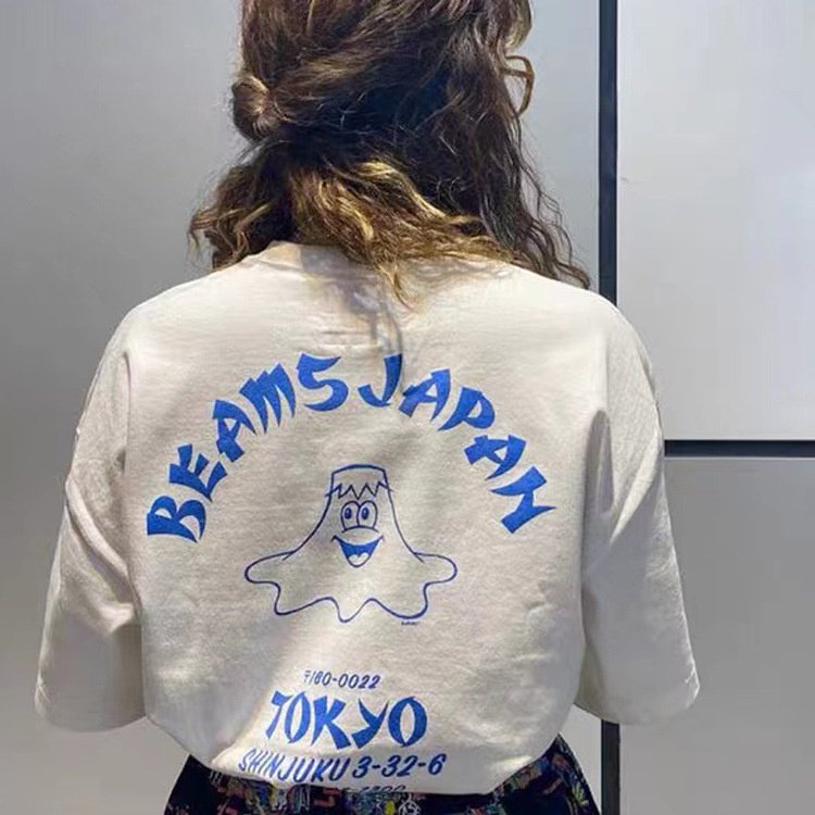 Футболка Beams Japan Tokyo белая M (44/46) купить,NaN