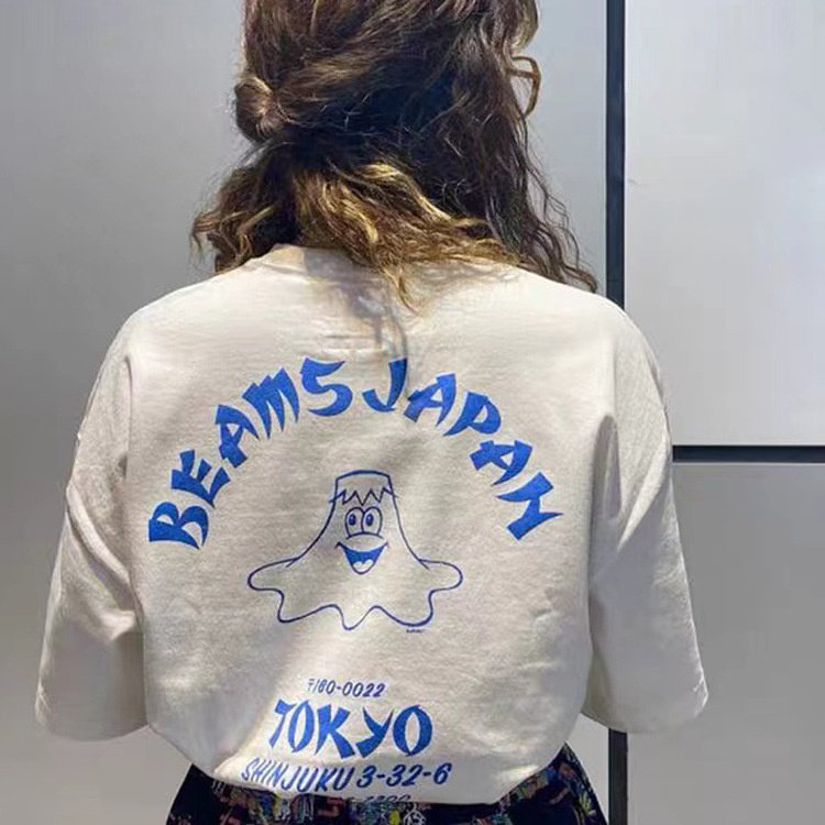 Футболка Beams Japan Tokyo белая M (44/46) купить,NaN