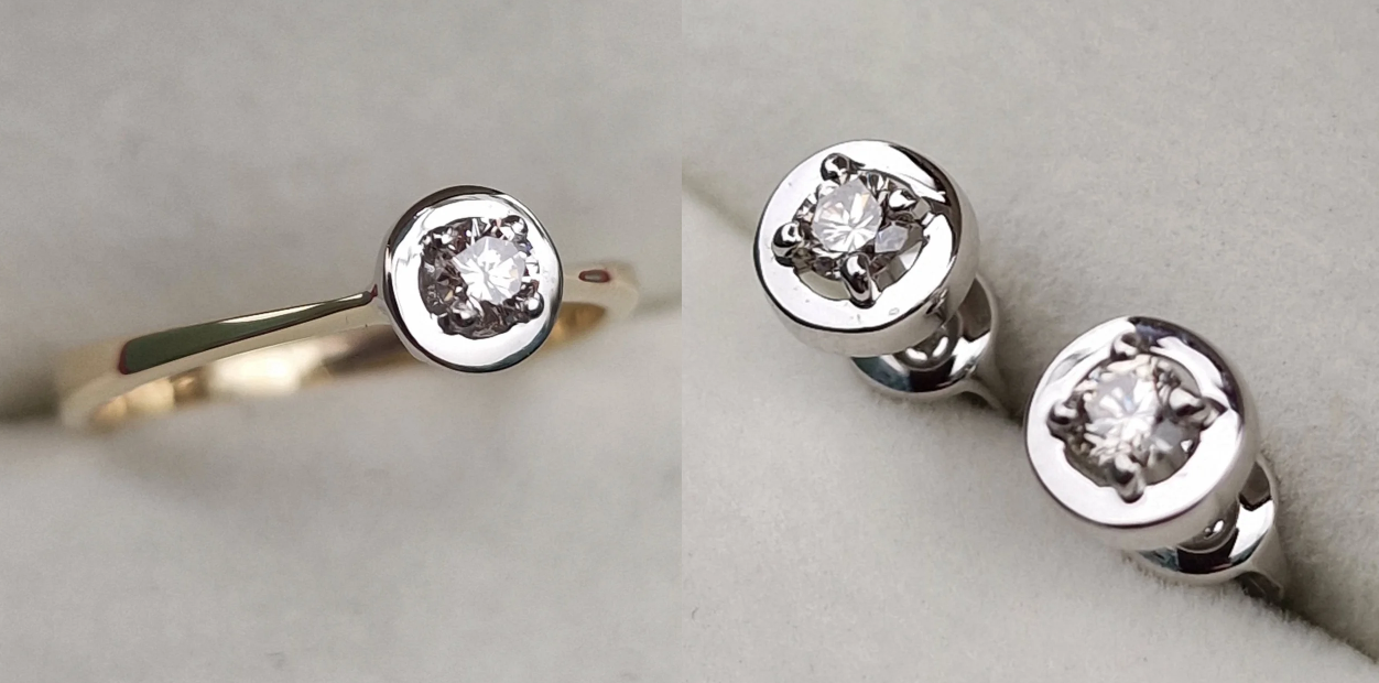 Комплект Deimantas 101273670 0,102ct 0,25ct. купить,NaN
