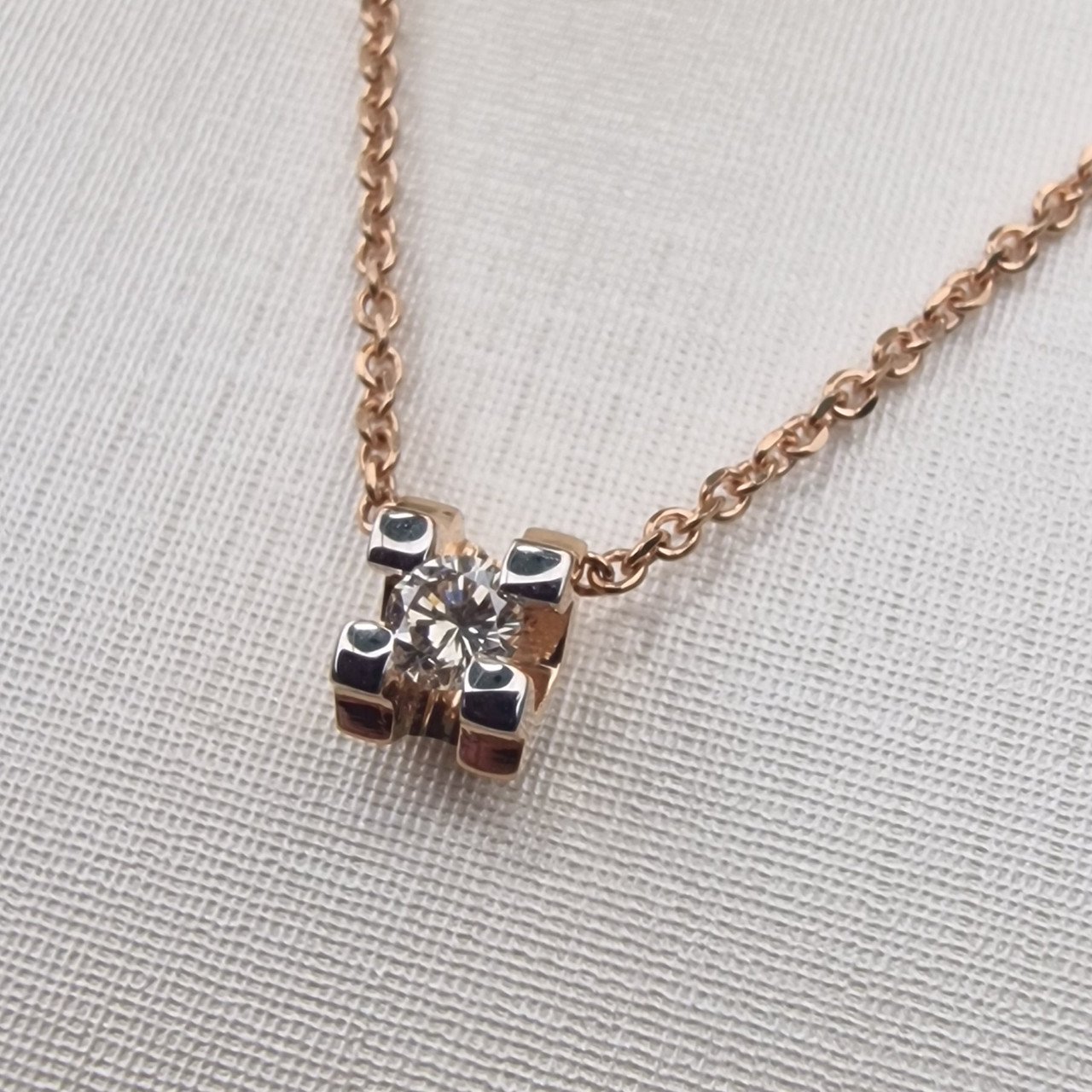 Колье Deimantas 101242672 45см 3,07гр 0,125ct. купить,NaN