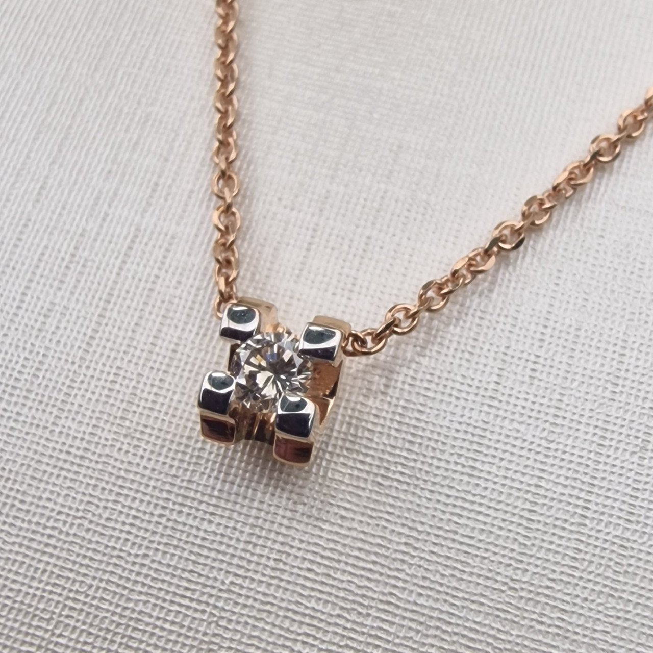 Колье Deimantas 101242672 45см 3,07гр 0,125ct. купить,NaN