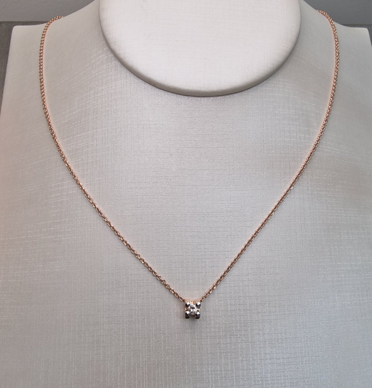 Колье Deimantas 101242672 45см 3,07гр 0,125ct. купить,NaN