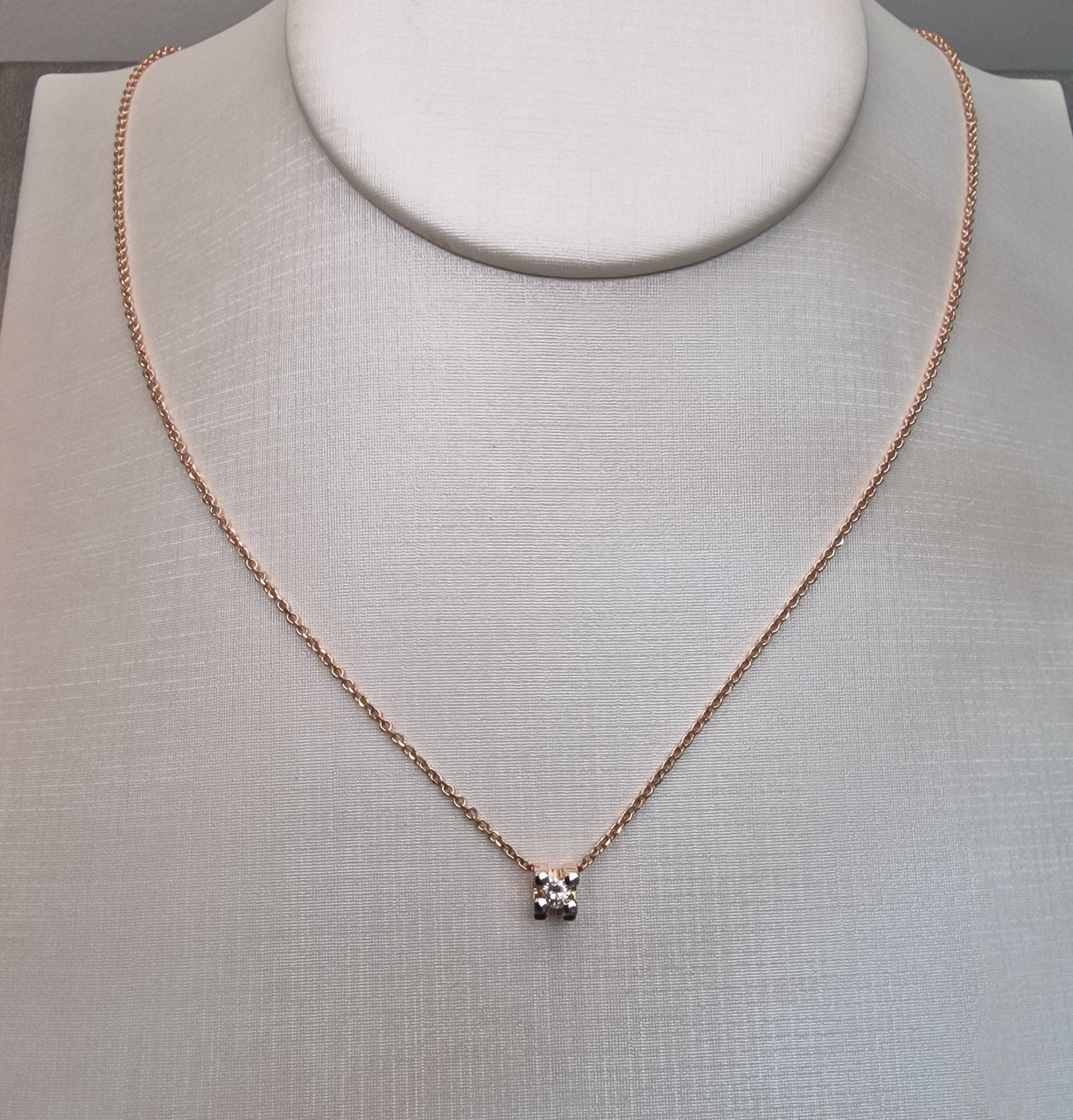 Колье Deimantas 101242672 45см 3,07гр 0,125ct. купить,NaN