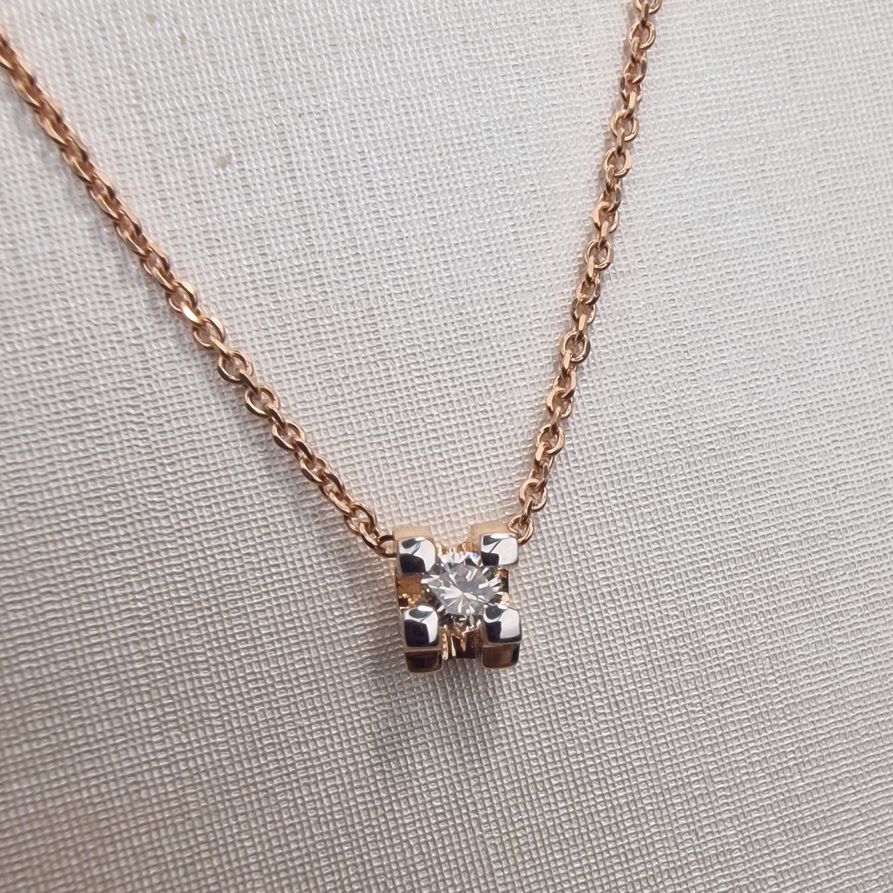 Колье Deimantas 101242672 45см 3,07гр 0,125ct. купить,NaN