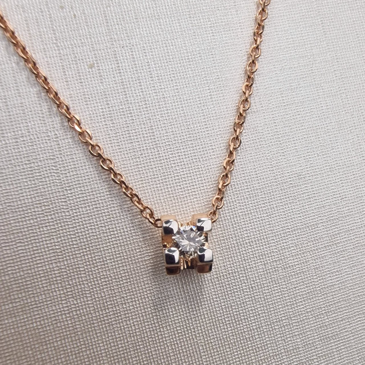 Колье Deimantas 101242672 45см 3,07гр 0,125ct. купить,NaN