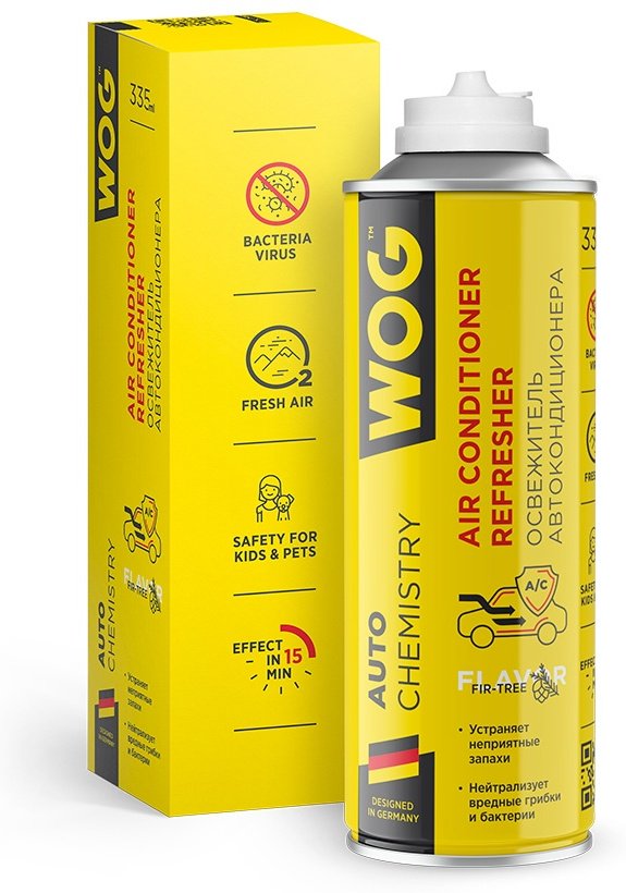 WOG WGC0802 Освежитель кондиционера 0.335 л купить,NaN