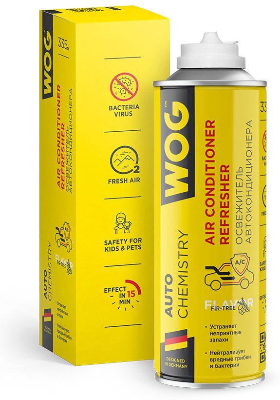 WOG WGC0802 Освежитель кондиционера 0.335 л купить,NaN