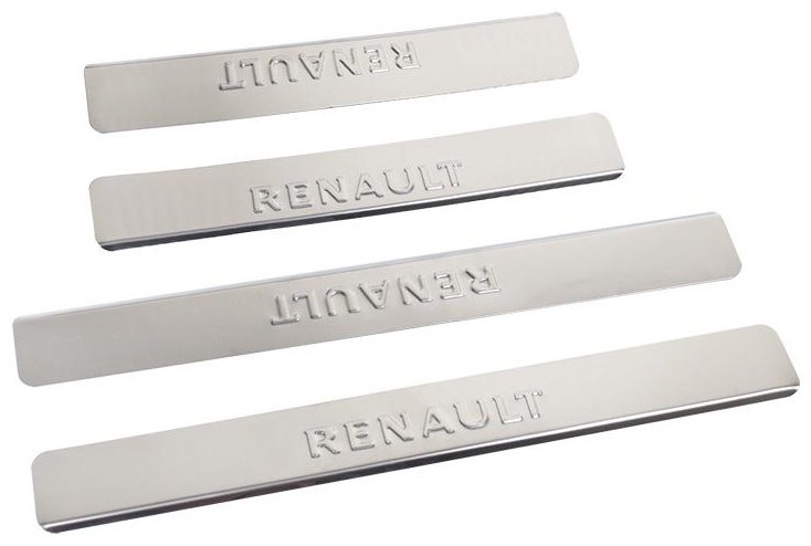 Накладка Dollex NPS038 для Renault Logan, Megane, Sandero 2004-2015 серебристый, серый купить,NaN