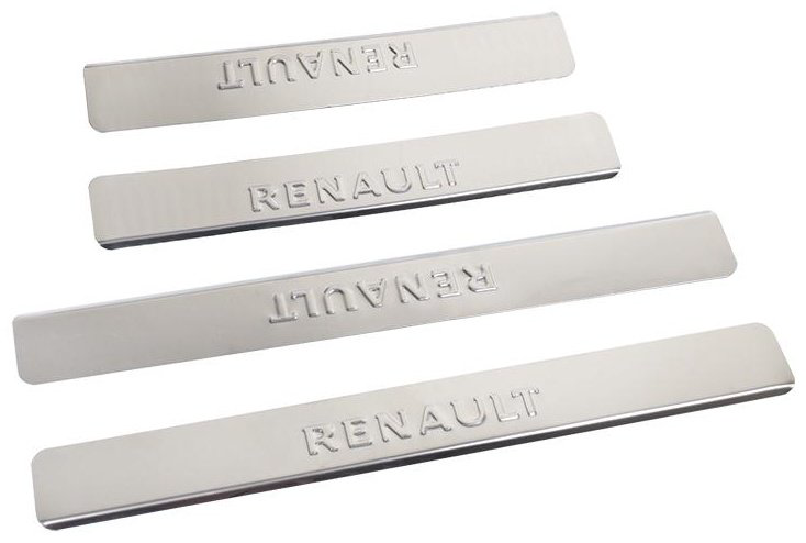 Накладка Dollex NPS038 для Renault Logan, Megane, Sandero 2004-2015 серебристый, серый купить,NaN