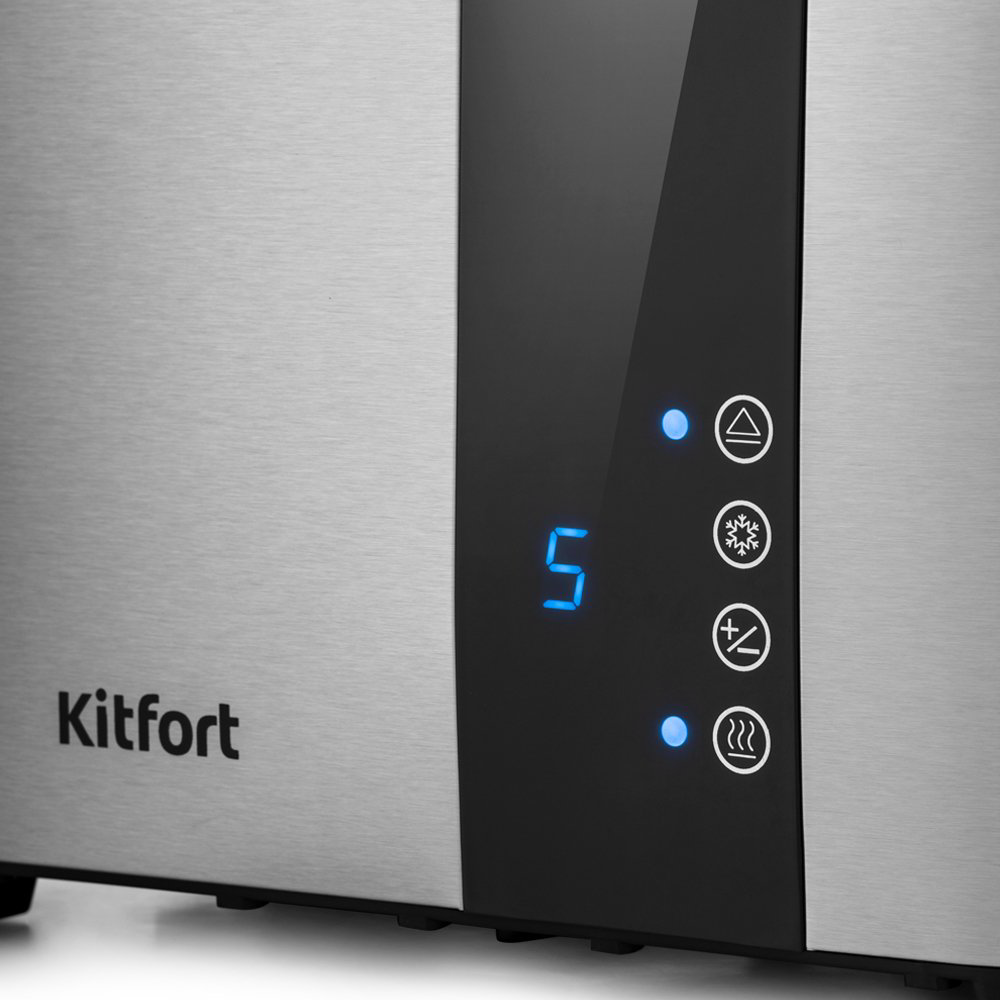 Тостер Kitfort KT-2047 серебристый - ForteMarket Тостер Kitfort KT-2047 серебристый купить,21890