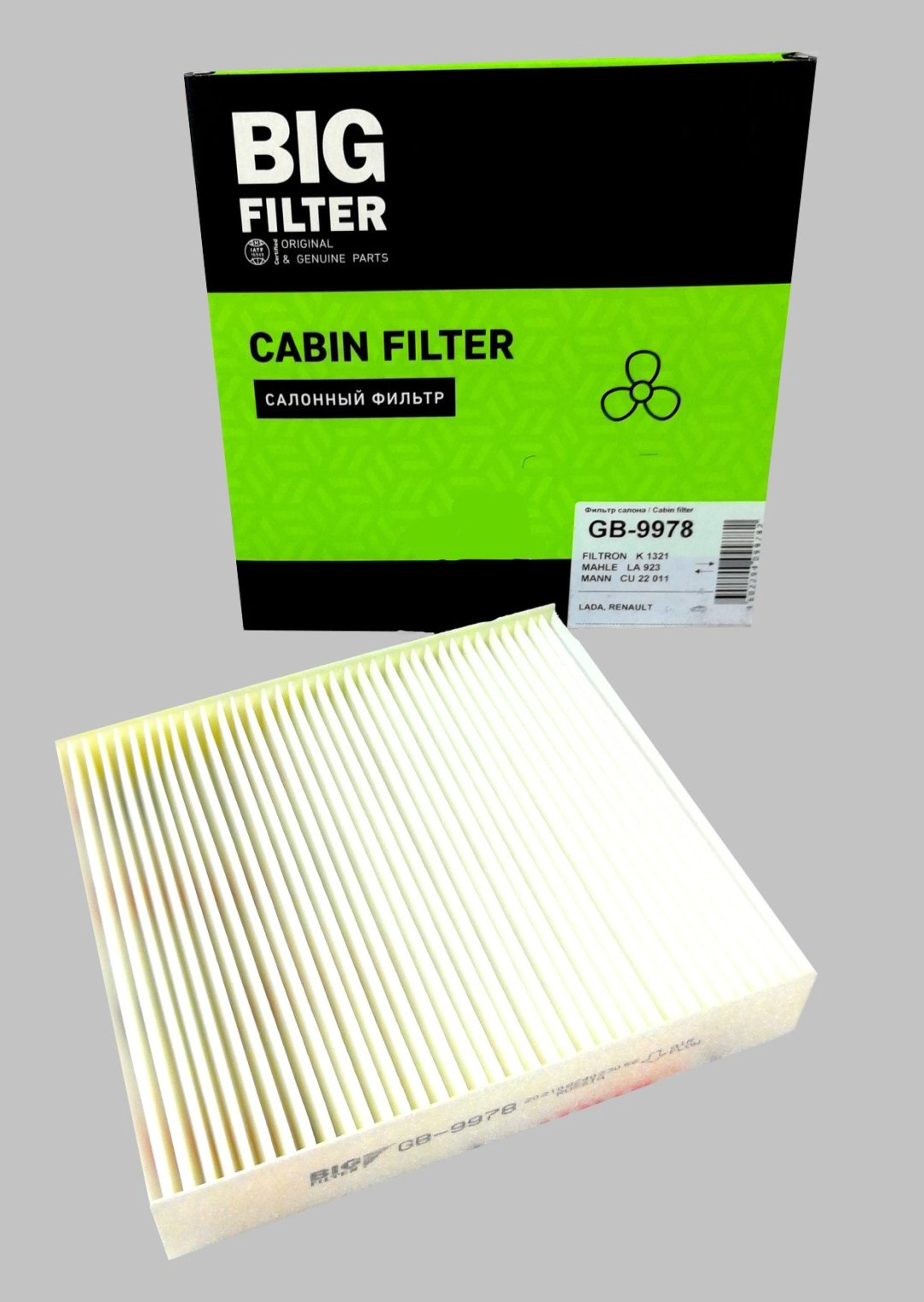 BIG FILTER салонный фильтр GB-9978 купить,NaN