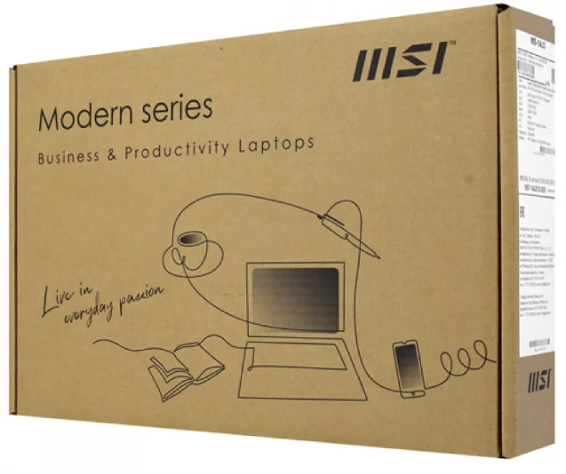 Ноутбук MSI Modern 15 H B13M-041XKZ 9S7-15H411-041 15.6" Classic Black купить,NaN
