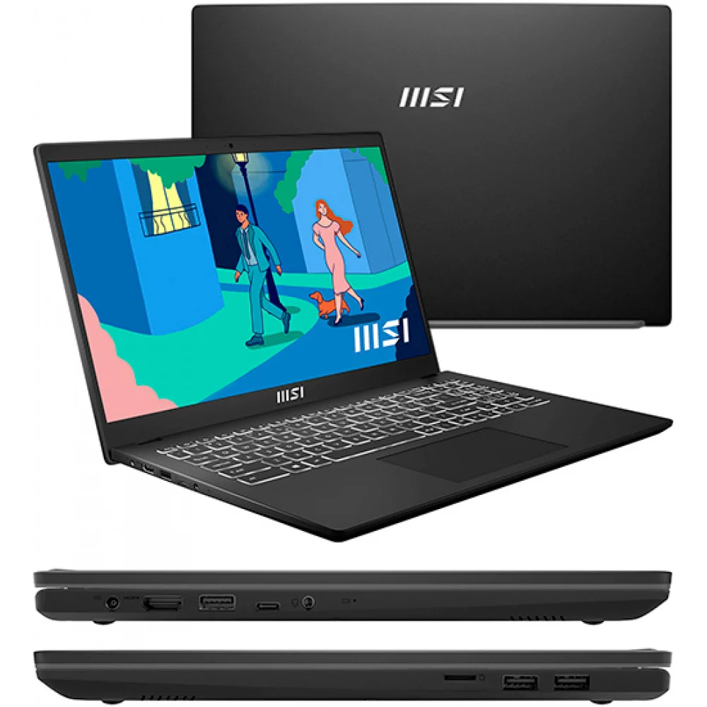 Ноутбук MSI Modern 15 H B13M-041XKZ 9S7-15H411-041 15.6" Classic Black купить,NaN