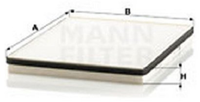 MANN-FILTER салонный фильтр CU3132 купить,NaN