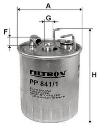 FILTRON топливный фильтр PP841/1 купить,NaN