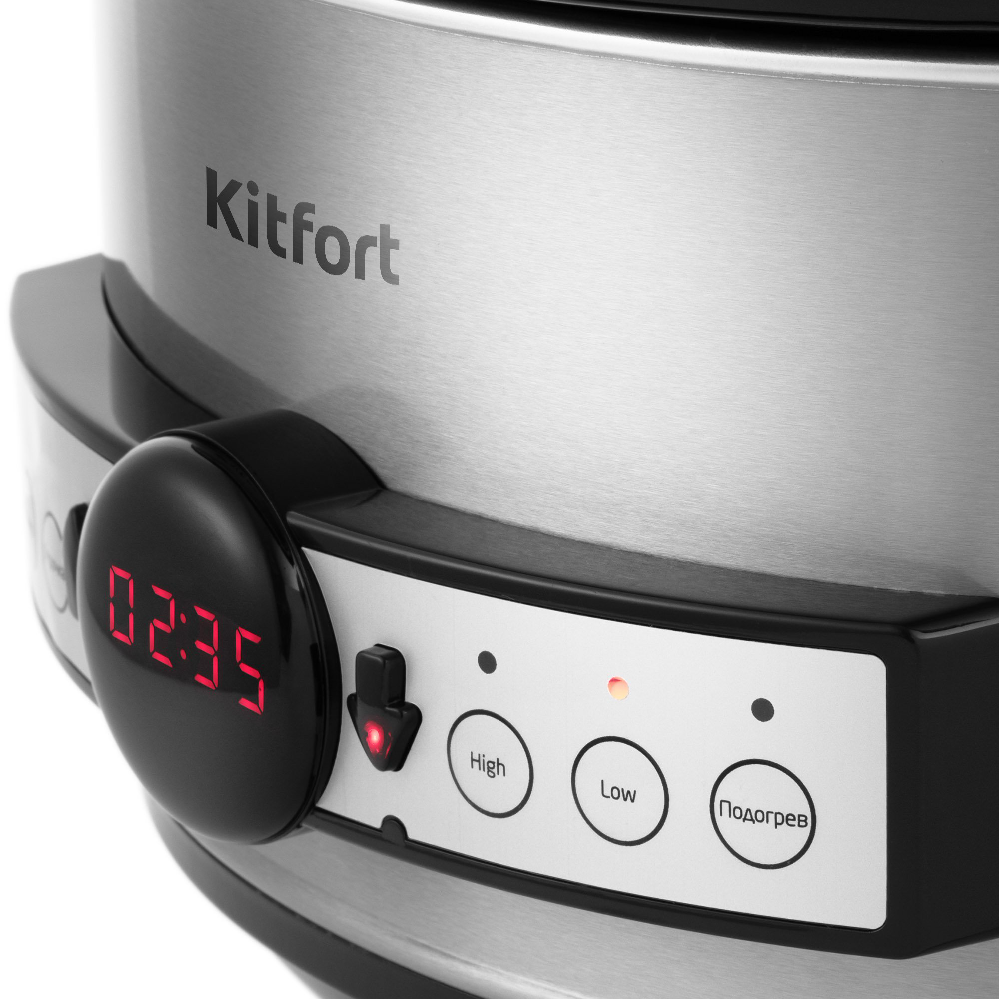 Медленноварка Kitfort KT-212 серебристая - ForteMarket Медленноварка Kitfort KT-212 серебристая купить,34290