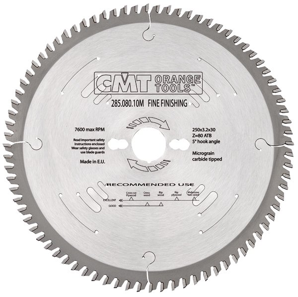 Диск пильный CMT 300x30x3,2/2,2 5° 15° ATB Z=96 CMT 285.096.12M