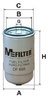 MFilter топливный фильтр DF695 купить,NaN