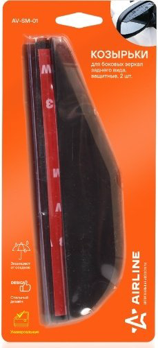 Накладка AIRLINE AV-SM-01 для Lada Priora, Granta 2007-2011 черный купить,NaN