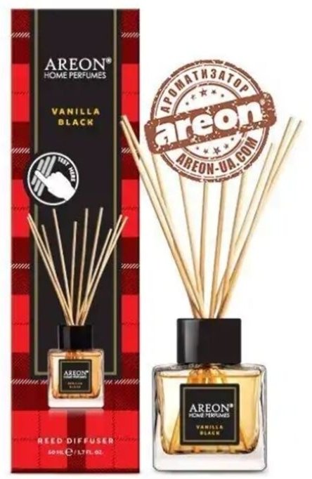 Диффузор AREON Home Perfume Vanilla Black 50 мл купить,NaN