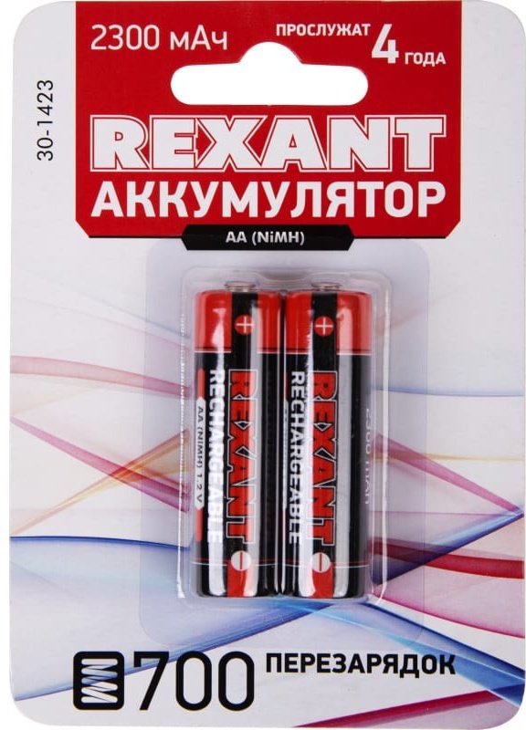 Аккумулятор AA REXANT 30-1423 2 шт