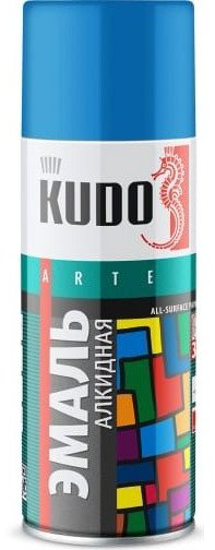 Kudo краска KU-1010 тон голубой, 520 мл купить,NaN