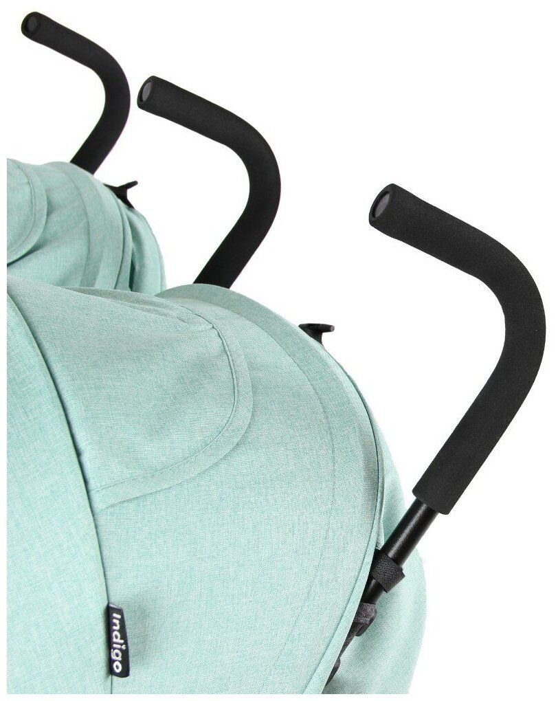 Коляска для двойни Indigo Duet Green купить,NaN