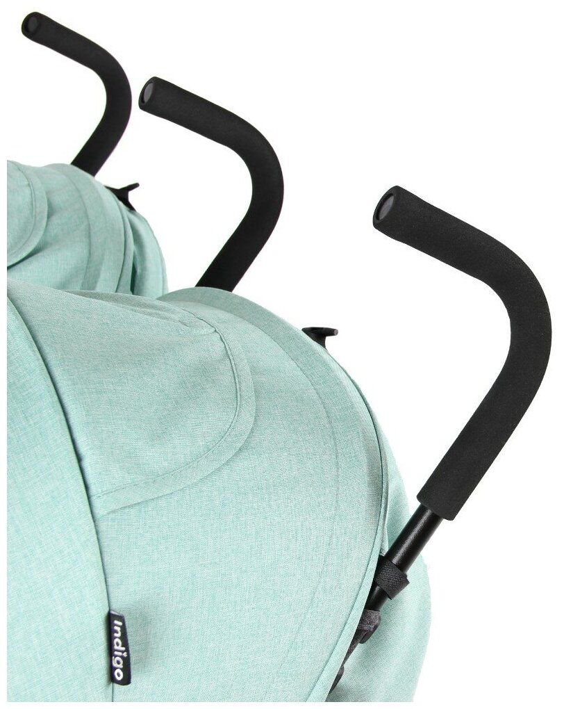 Коляска для двойни Indigo Duet Green купить,NaN