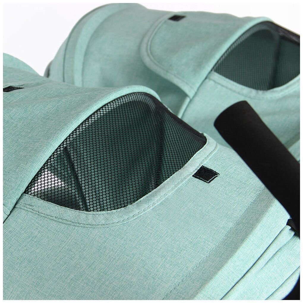 Коляска для двойни Indigo Duet Green купить,NaN