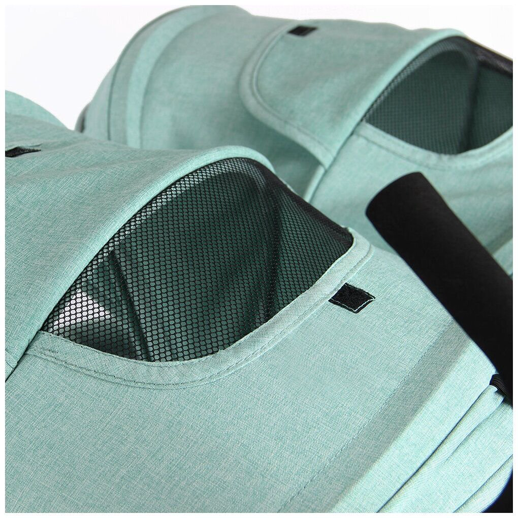 Коляска для двойни Indigo Duet Green купить,NaN