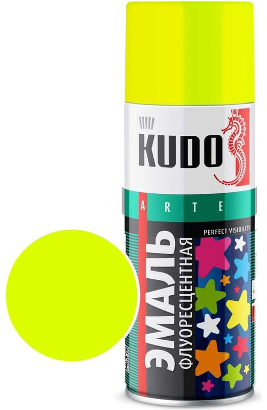 Kudo краска KU-1204 тон лимонно-желтый, 520 мл купить,NaN