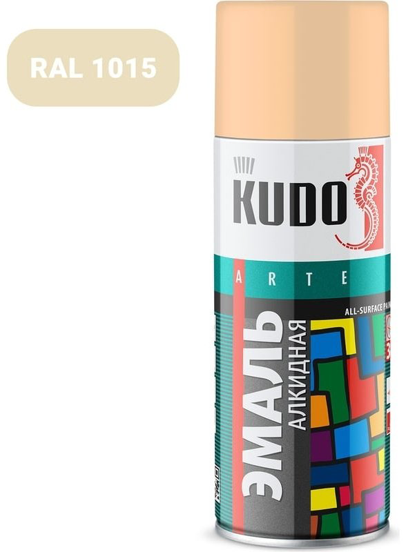 Kudo краска KU-10095 тон слоновая кость, 520 мл купить,NaN