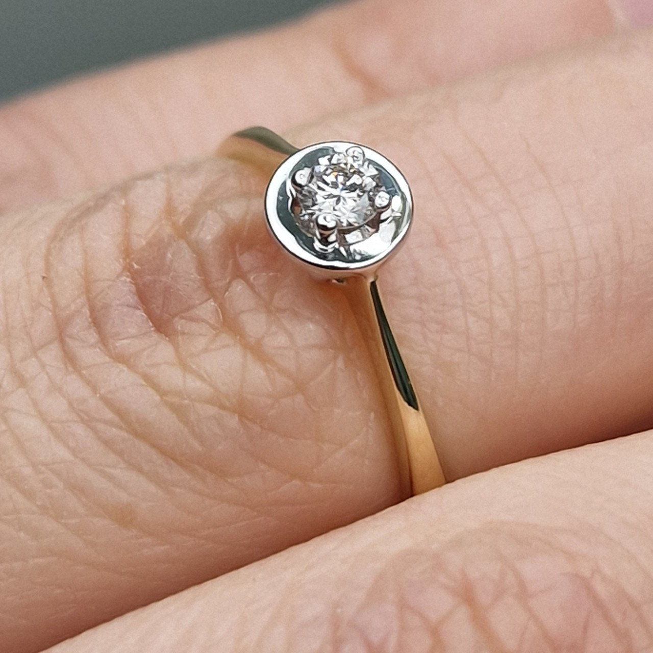 Кольцо Deimantas 101242635 16р 1,69гр 0,102ct. купить,NaN