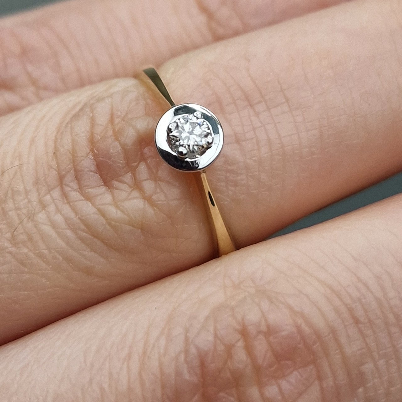 Кольцо Deimantas 101242635 16р 1,69гр 0,102ct. купить,NaN