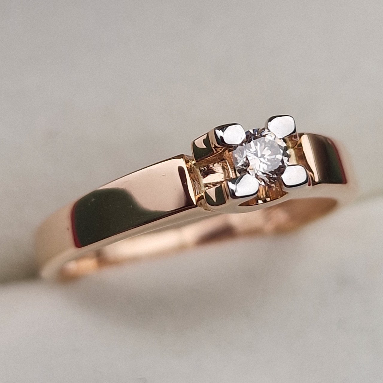 Кольцо Deimantas 101242641 17р 2,9гр 0,114ct. купить,500000