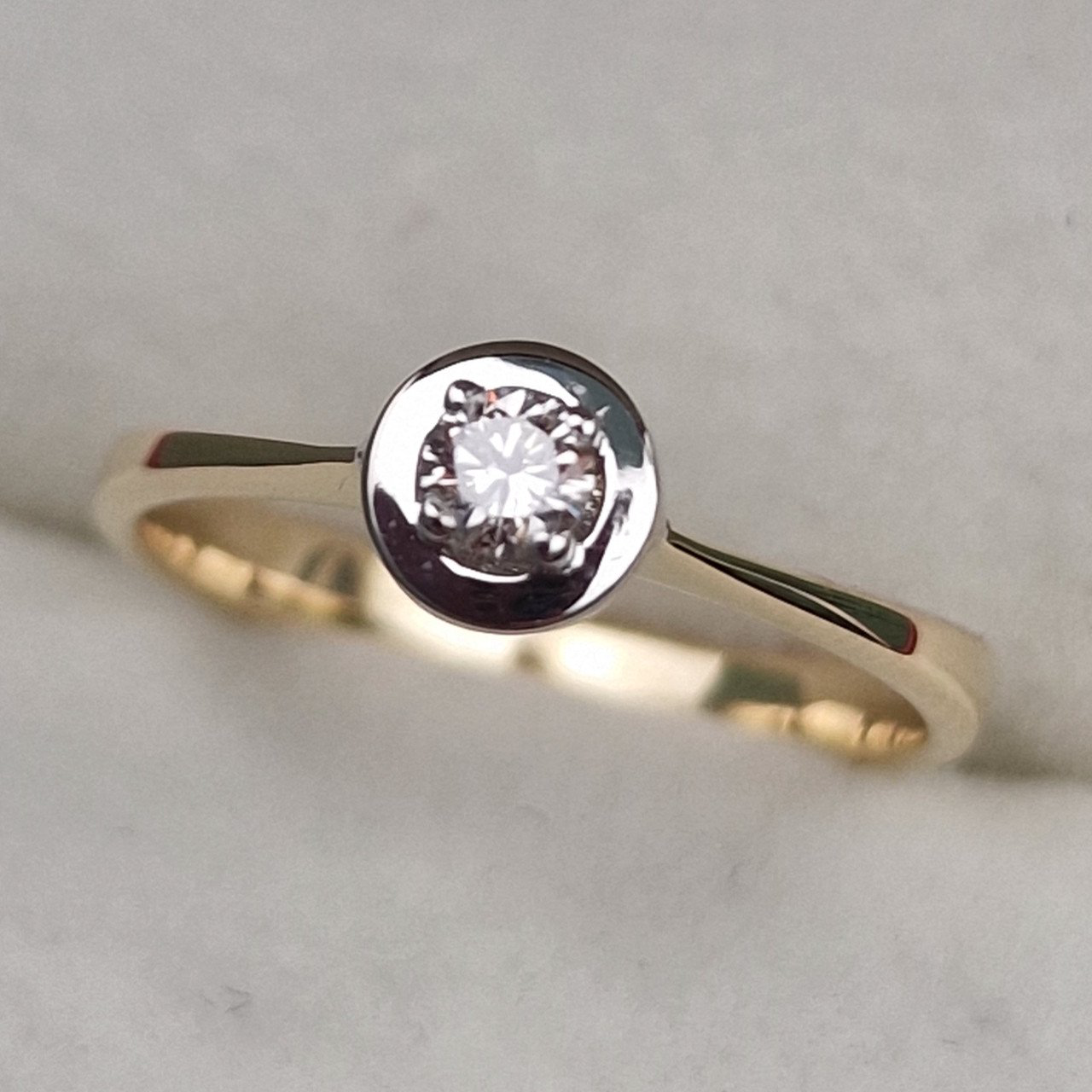 Кольцо Deimantas 101242635 16р 1,69гр 0,102ct. купить,NaN