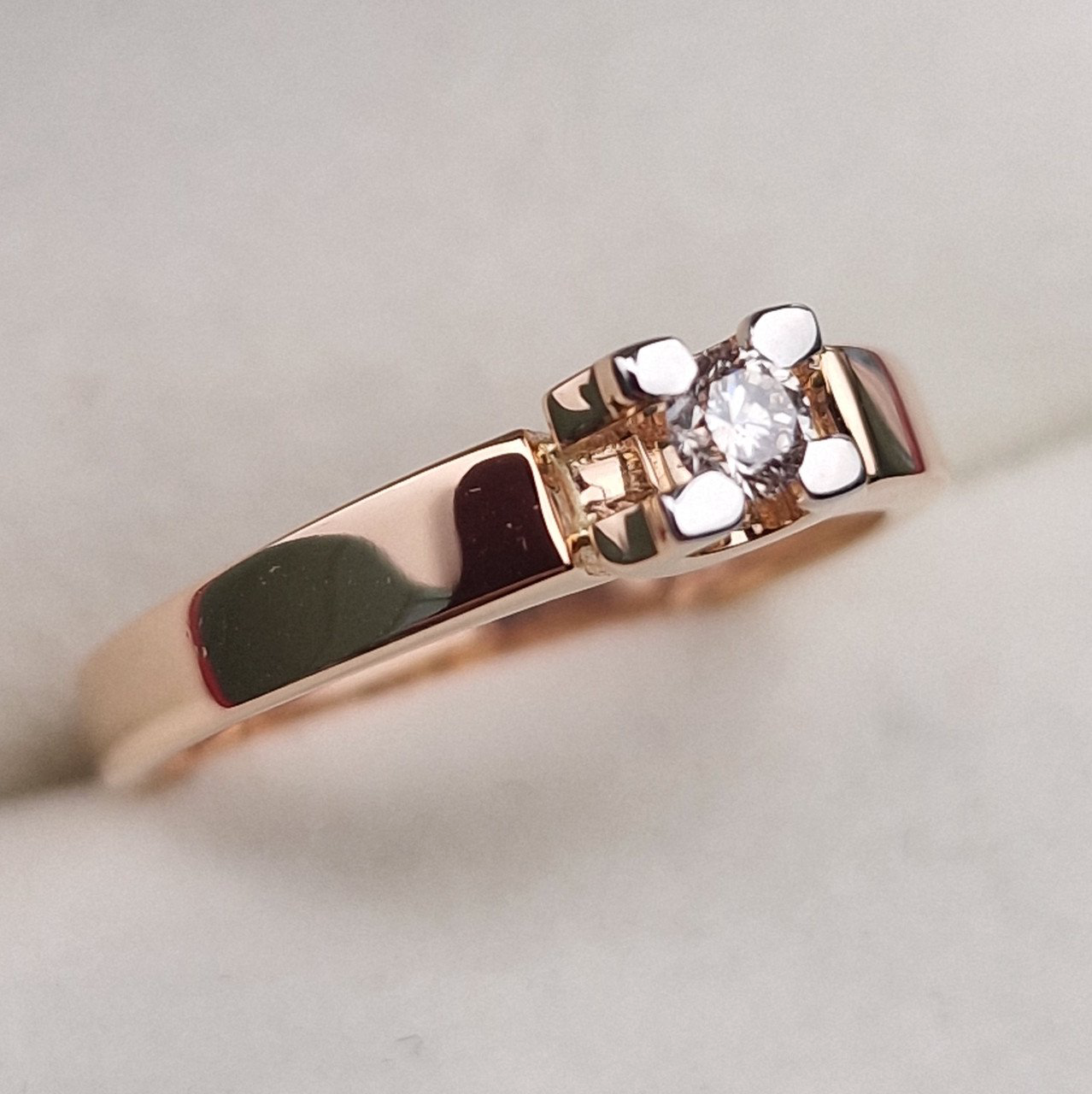 Кольцо Deimantas 101242641 17р 2,9гр 0,114ct. купить,500000