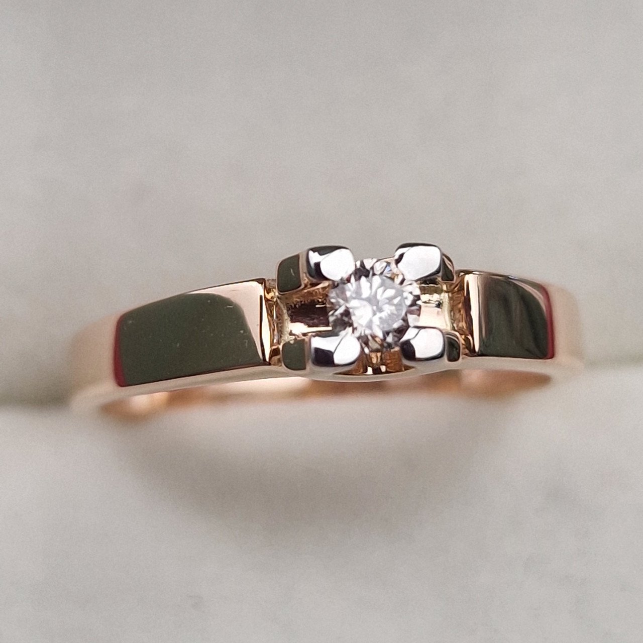 Кольцо Deimantas 101242641 17р 2,9гр 0,114ct. купить,500000