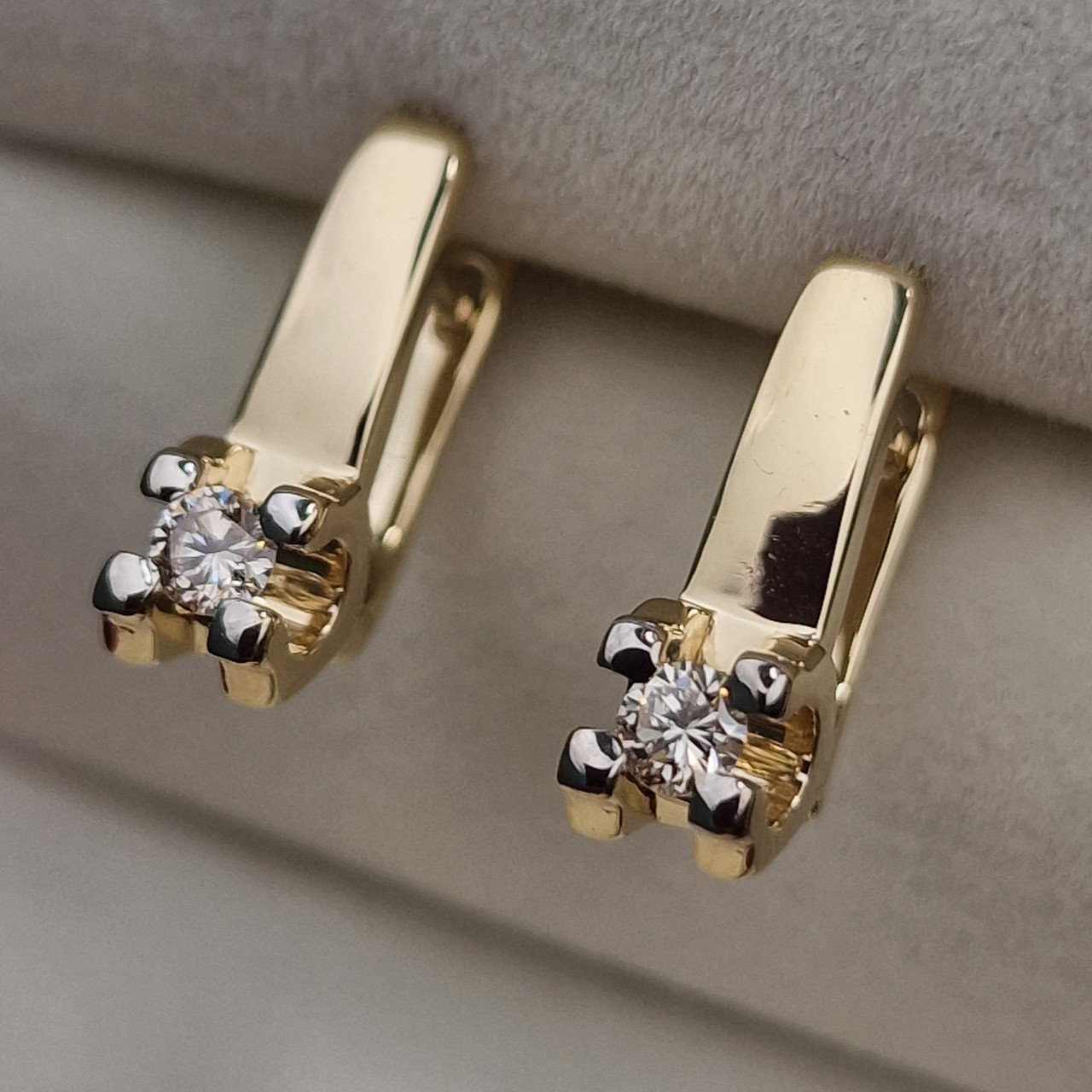 Серьги Deimantas 101242647 4,03гр 0,26ct. купить,NaN