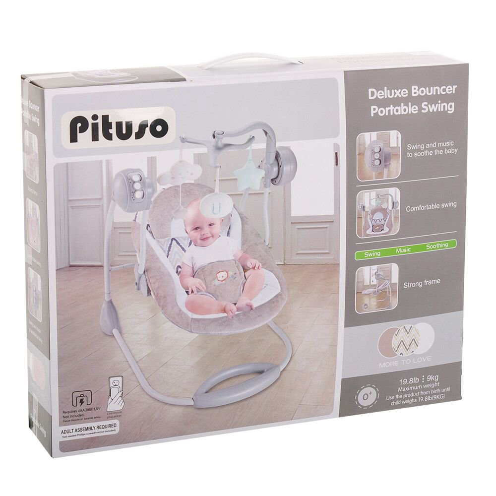 Электрокачель Pituso Ariola Grey купить,NaN