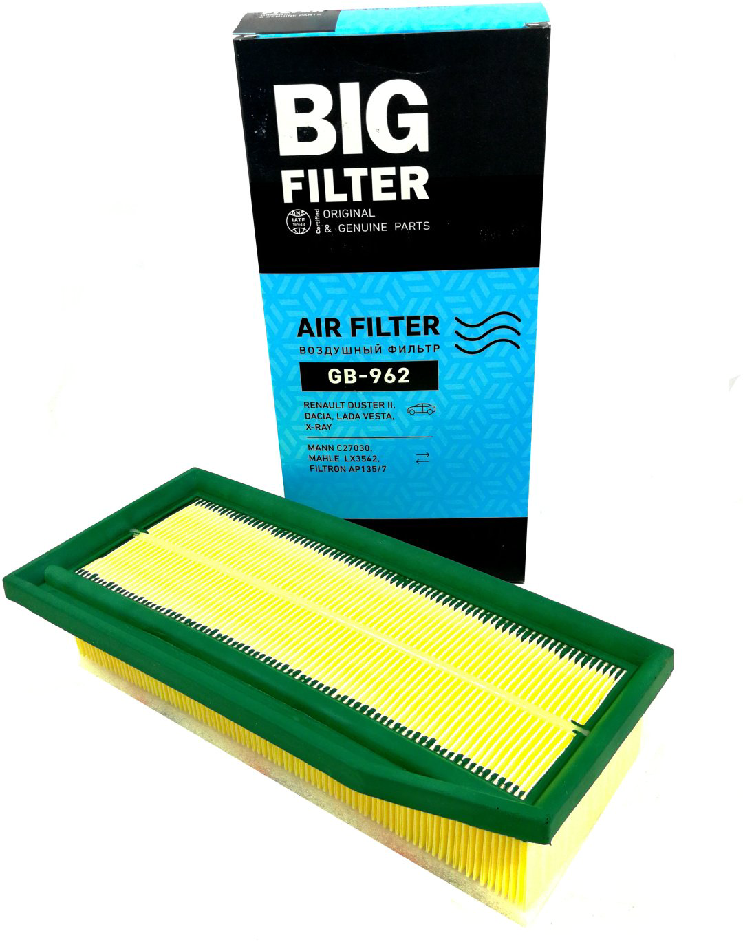 BIG FILTER воздушный фильтр GB-962 купить,NaN