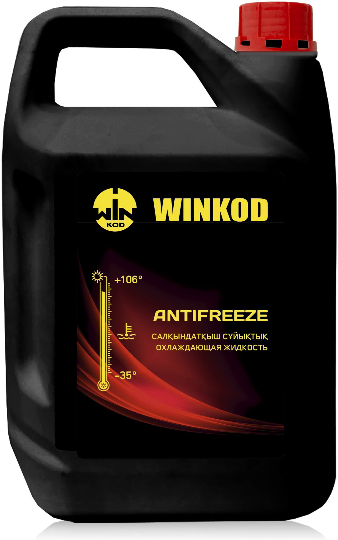 Антифриз Winkod Red красный (розовый) 4 л купить,NaN