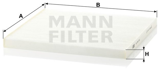 MANN-FILTER салонный фильтр CU29001 купить,NaN