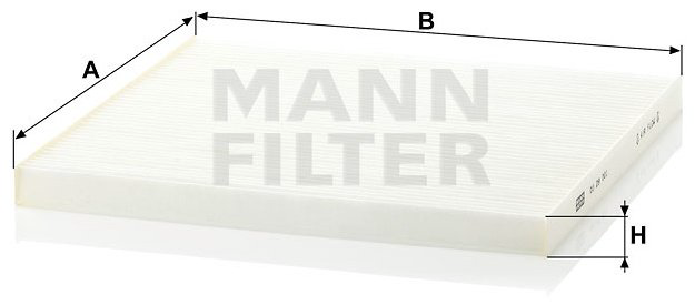 MANN-FILTER салонный фильтр CU29001 купить,NaN