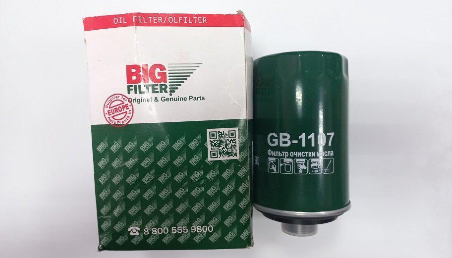 BIG FILTER масляный фильтр GB1107 купить,NaN