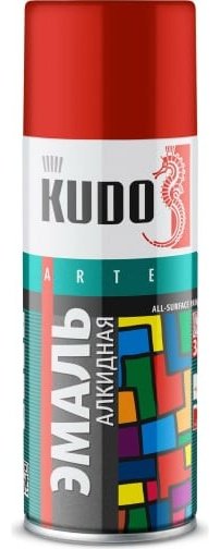 Kudo краска KU-1003 тон красный, 520 мл купить,NaN